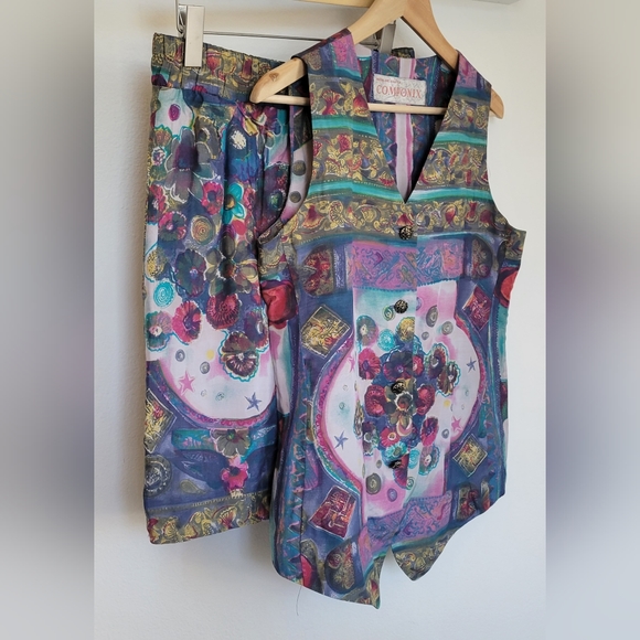 Women's Componix Brand 2-Piece Printed Set - Picture 1 of 9